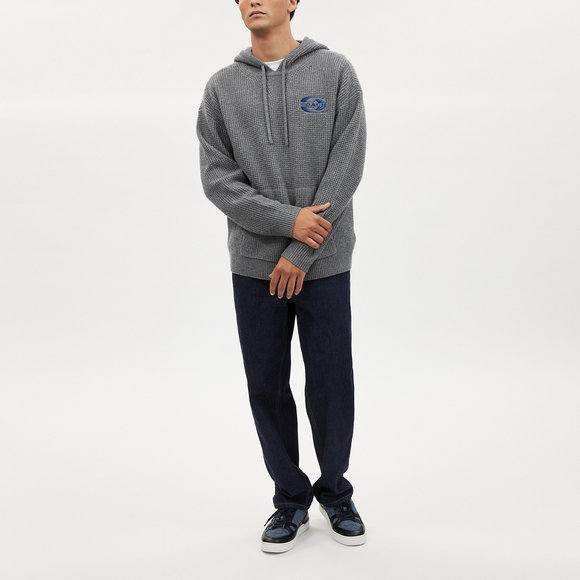 NWT Coach Outlet Knit Hoodie - Picture 2 of 5